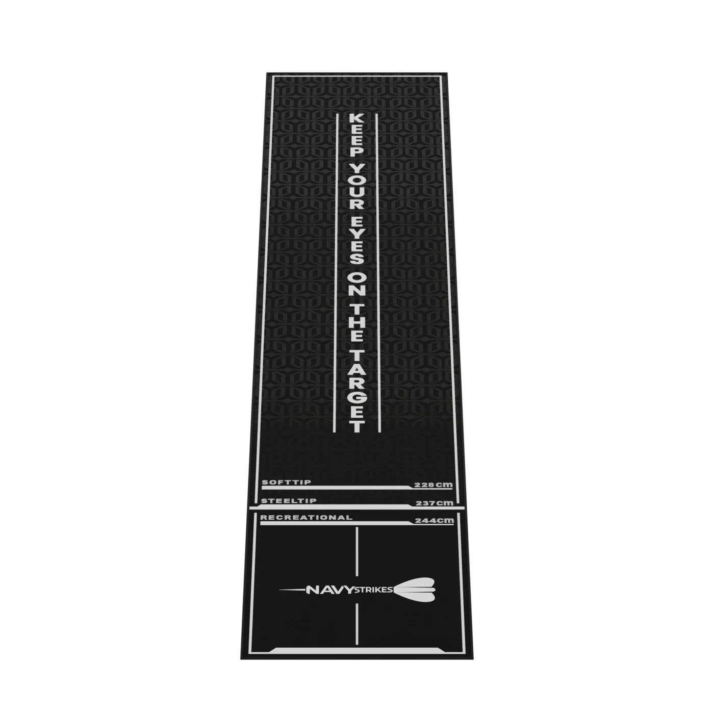 Navy Strikes dartmat met oche, 300 bij 60 cm